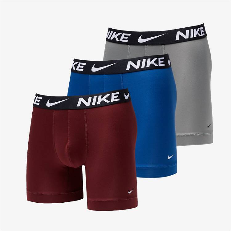 Athletic Works Men Boxer Briefs Underwear 3 Pack Multicolor Size M
