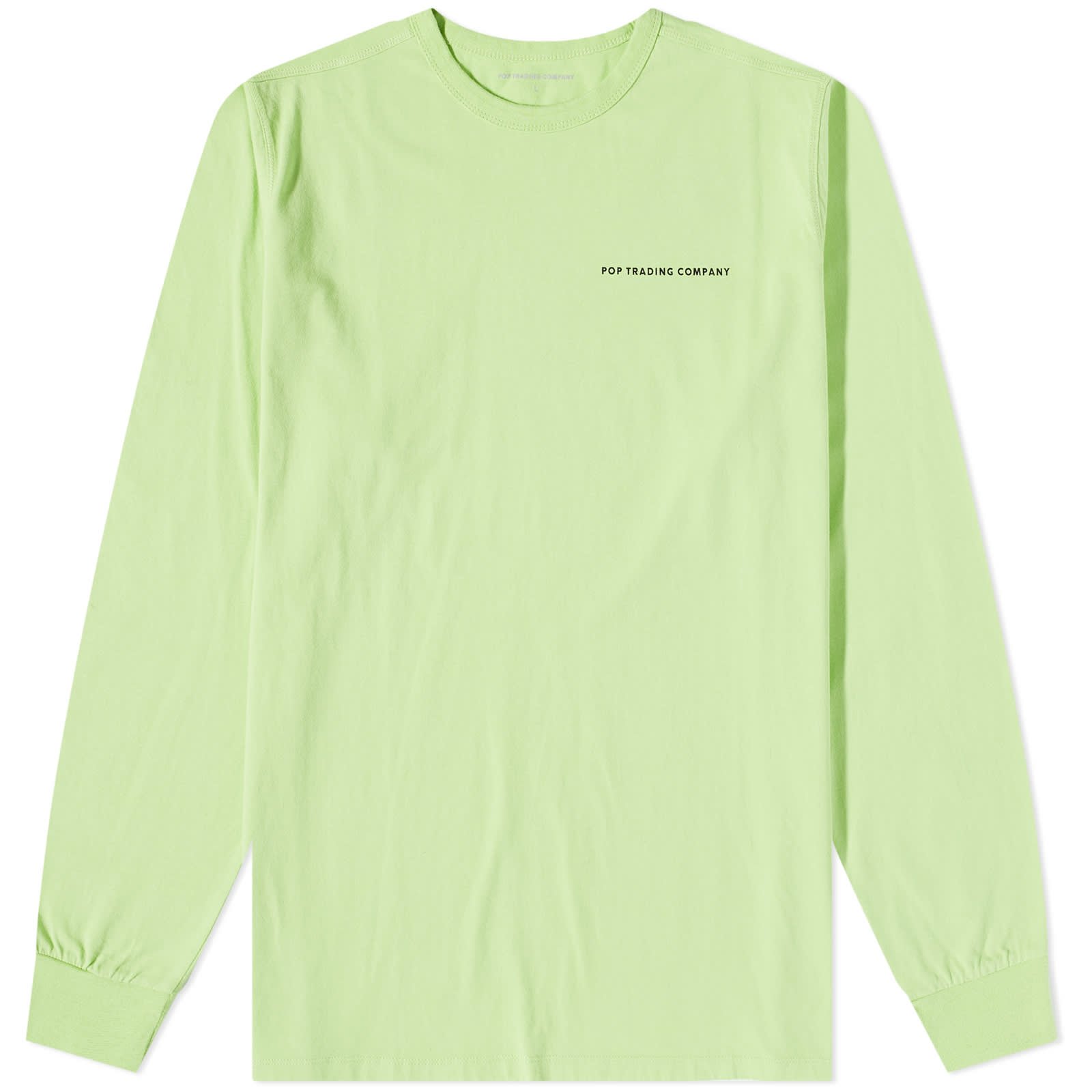Kaal Weggooien Sociaal T-shirt Pop Trading Company Long Sleeve Logo Tee POPSS23-02-028 | FLEXDOG