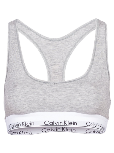 Calvin Klein Underwear Monolith Cotton Unlined Bralette (White