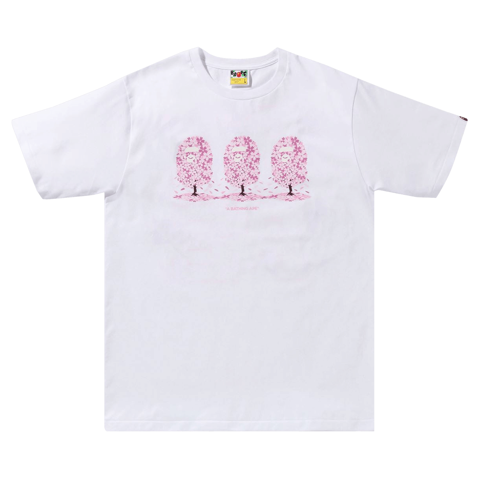 T-shirt BAPE Sakura Tee 1I20 110 006 WHITE | FLEXDOG