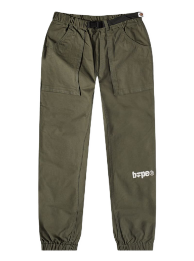 Trousers BAPE One Point Loose Fit Chino Pant Olive Drab