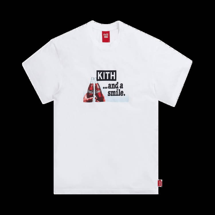 T-shirt KITH x Coca-Cola Smile Vintage Tee KH3858 101 | FLEXDOG