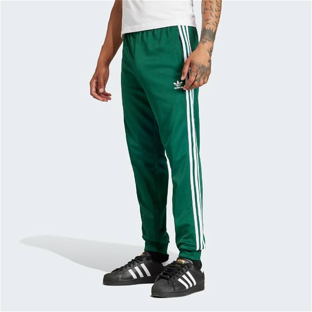Sweatpants adidas Originals Essentials Jersey Open Hem FLEXDOG IC0044 Joggers | Tapered 3-Stripes Single