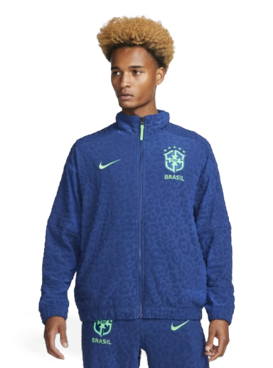 Brazil French Terry Football Tracksuit Jacket