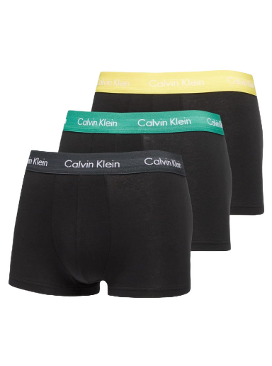Calvin Klein Trunks 3 Pack in Black 000NB3528A