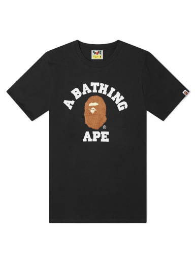 T-shirt BAPE A Bathing Ape Colors College Tee 001TEI801017M-BLK