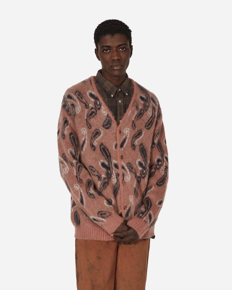 Leopard print cardigan discount men