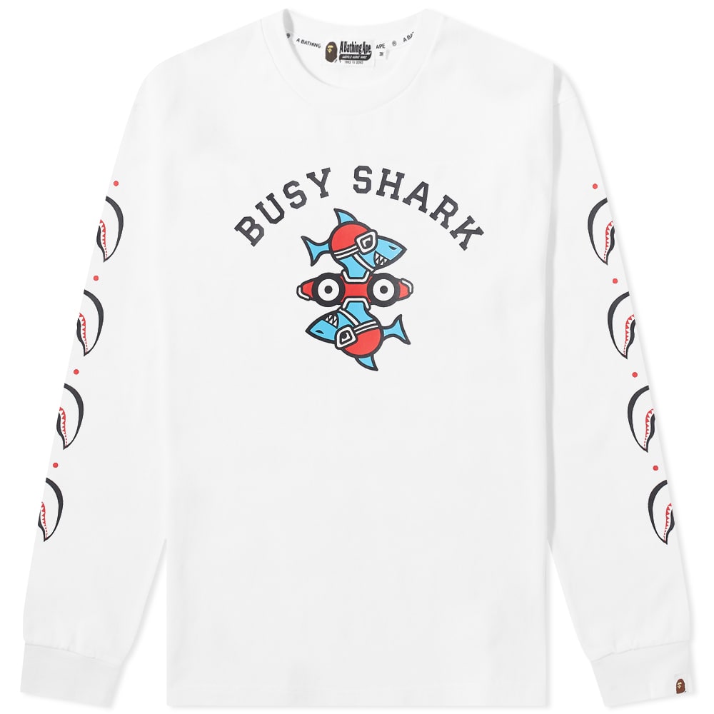 T-shirt BAPE A Bathing Ape Busy Shark Relaxed Fit Tee