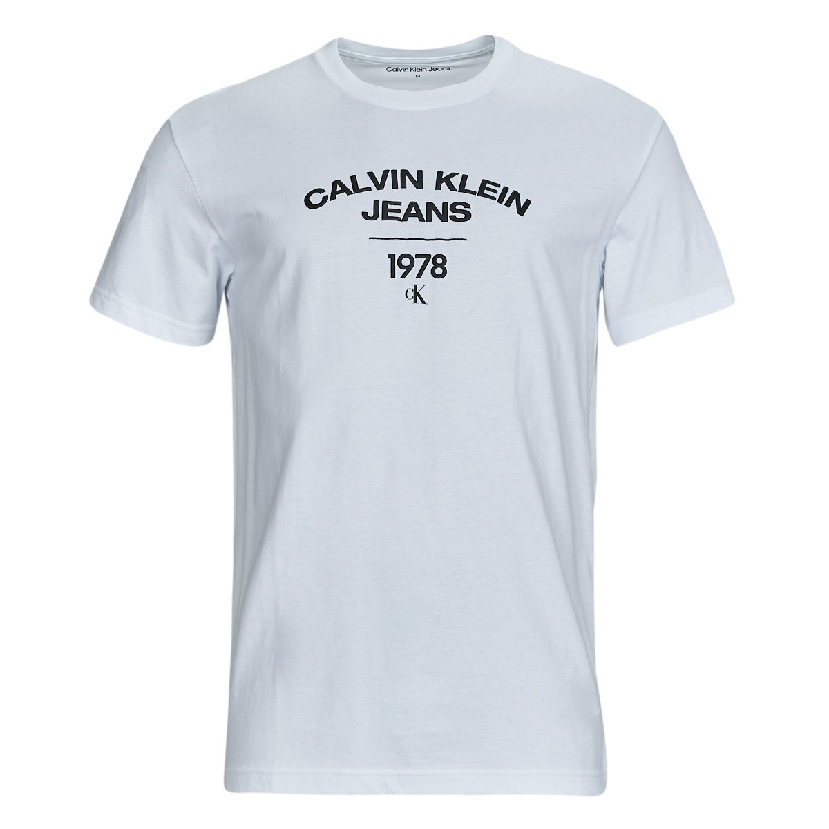 T-shirt CALVIN FLEXDOG CURVE | J30J324206-YAF KLEIN T-SHIRT LOGO VARSITY