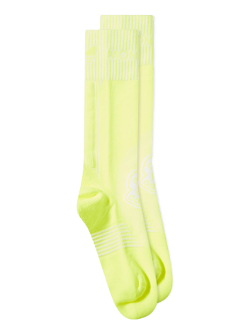 Moncler Originals Sports Sock Yellow 3G000-0U218-02-11A