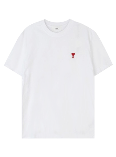 AMI Heart Logo T-Shirt White at