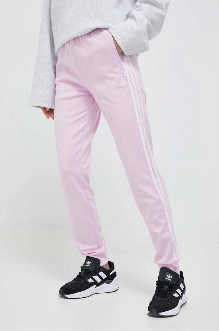 Adidas Women's Originals SST Track Pants Ash Pink/White – Sports Plaza NY