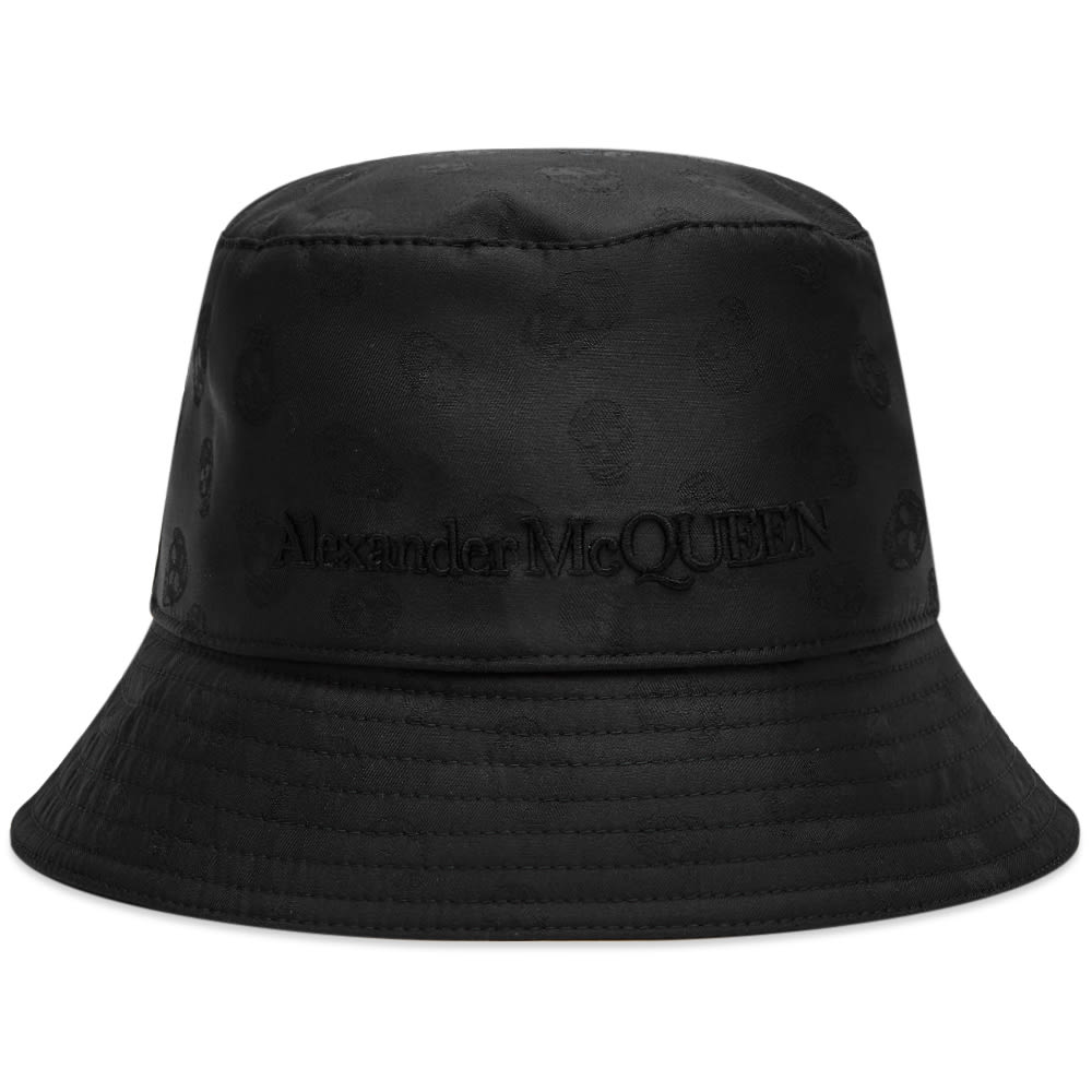 Hat Alexander McQueen Bucket Hat Jacquard Skull 7327193422Q-1000