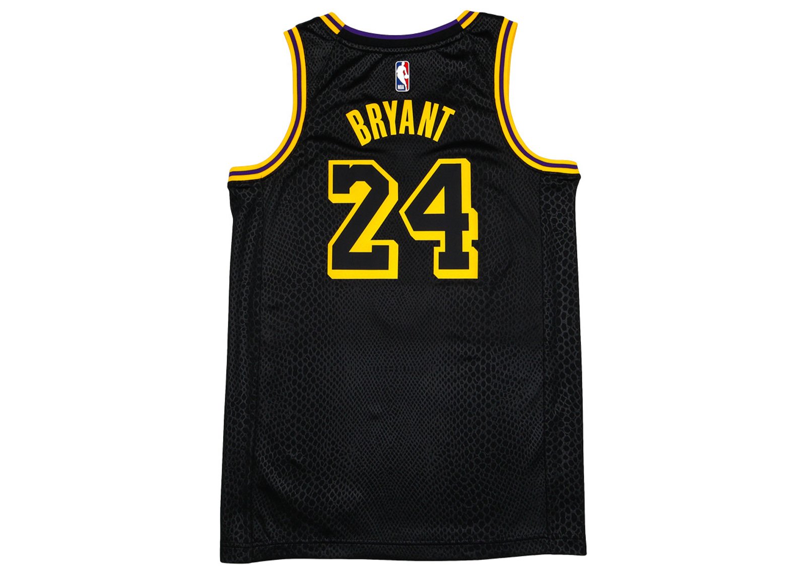 Lakers 24 Kobe Bryant Grey Static Fashion Swingman NBA Jersey