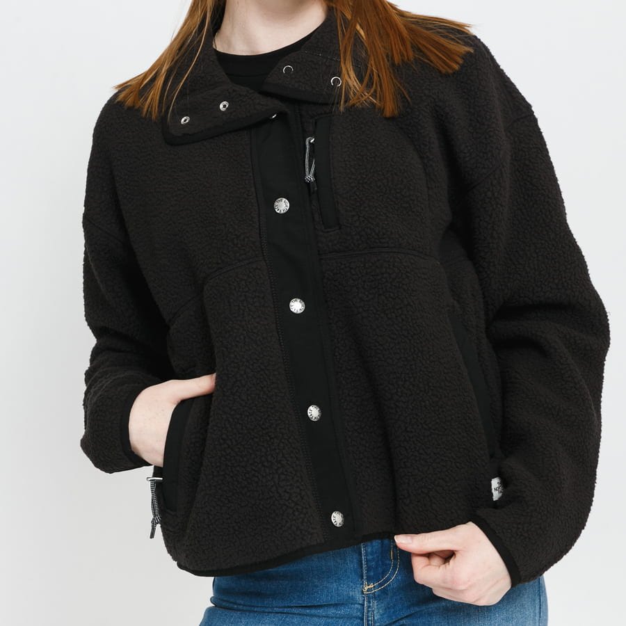 Black Zip-pocket fleece jacket, Connor McKnight
