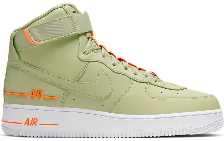 Nike Air Force 1 High Dual Air Olive Orange Men's - CJ1385-300 - US