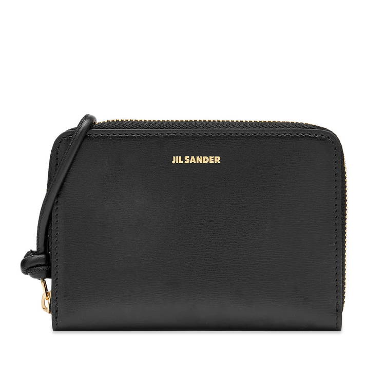 Wallet Jil Sander Giro Pocket Zip Around Wallet Black J07UI0006