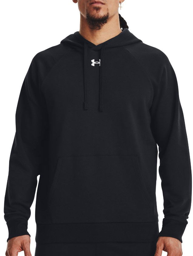 Under Armour Men's Rival Fleece Hoodie - Black, MD