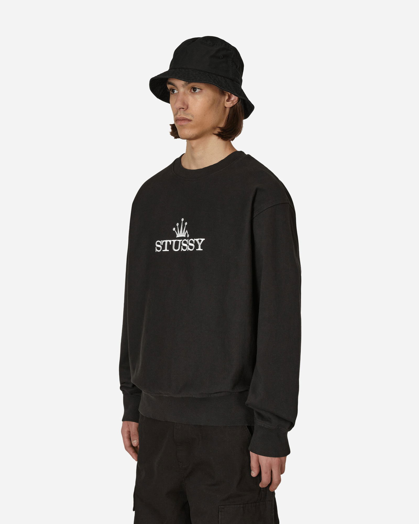 STUSSY GLAMOUR PIGMENT DYED CREW - スウェット