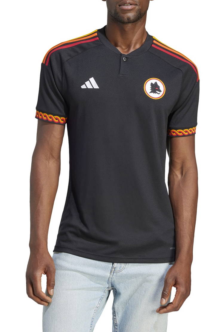 Black adidas AS Roma 2023/24 Third Shirt - JD Sports Global