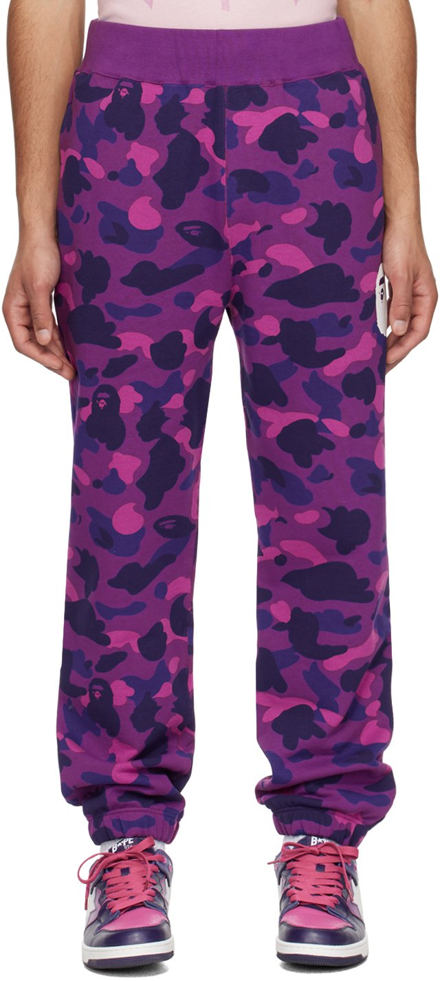 Sweatpants BAPE Graffiti Check One Point Relaxed Fit Pants 1I80
