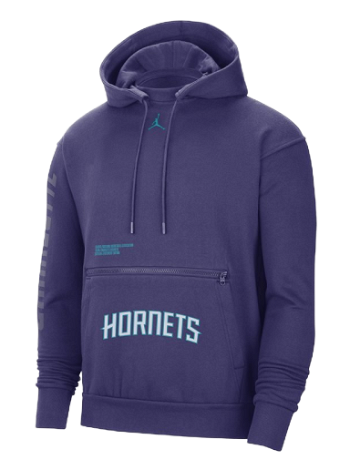 Jordan Charlotte Hornets Courtside Statement Edition Jordan NBA Fleece Pullover Hoodie DR9521-566