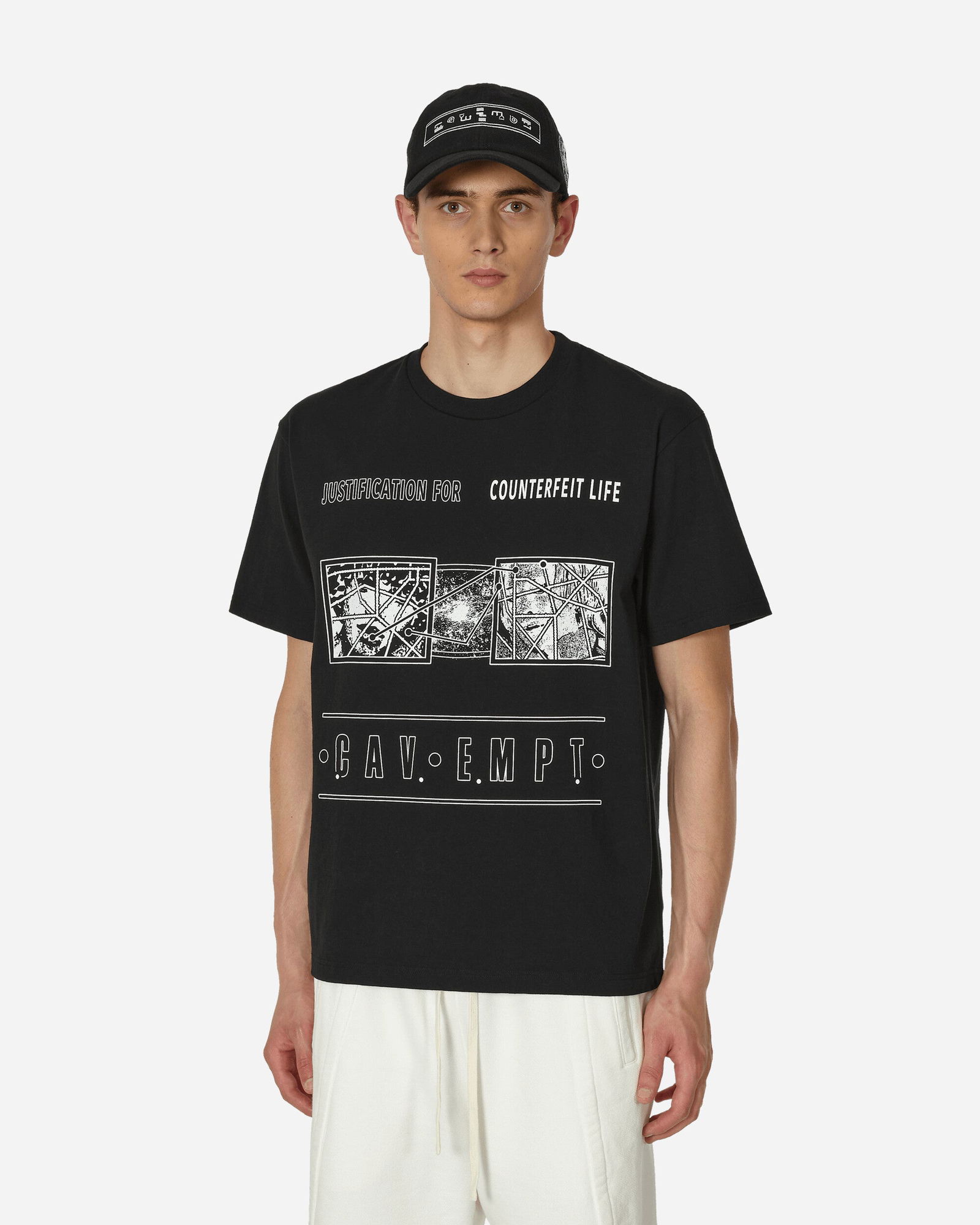 T-shirt Cav Empt Justification T-Shirt CES23T12 001 | FLEXDOG