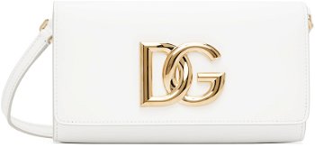 Dolce & Gabbana White 3.5 Bag BB7082 AW576