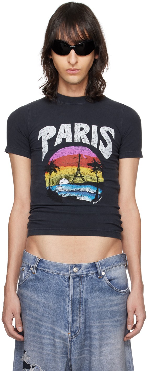 'Paris' Tropical T-Shirt