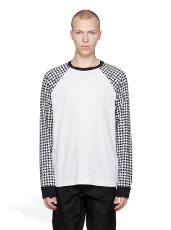 Moncler Genius 7 FRGMT Hiroshi Fujiwara Black & White Long Sleeve T-Shirt I209U8D00003M3265