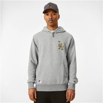 New Era LA Dodgers Logo Infill Grey Hoodie 12893138