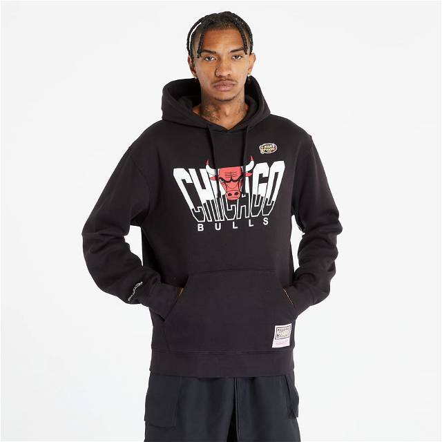 Sweatshirts Mitchell & Ness Pinscript Hoody Black