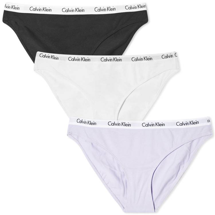 Panties CALVIN KLEIN Bikini Pant 3 Pack 000QD3588EHVN