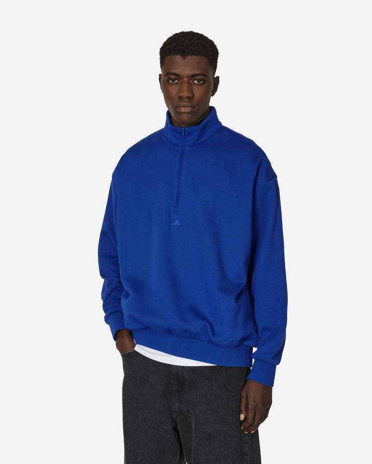 Half zip hot sale crewneck sweatshirts