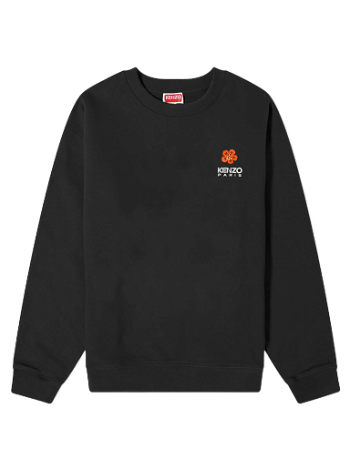 KENZO Crest Logo Regular Sweatshirt Black FD52SW0404MF-99J