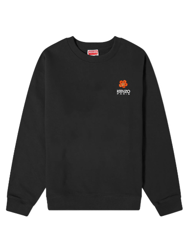 Crest Logo Regular Sweatshirt Black