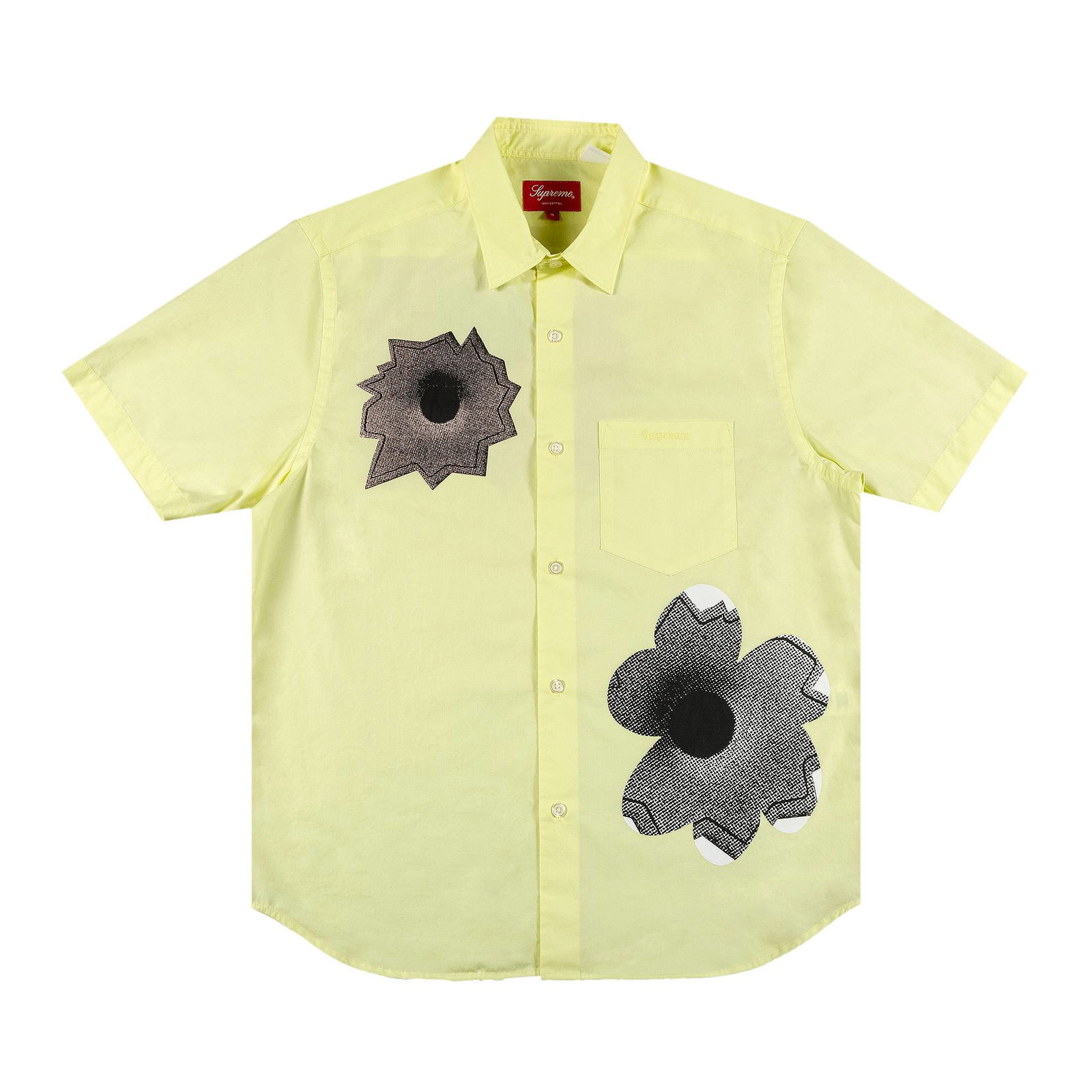 Shirt Supreme Nate Lowman Short-Sleeve Shirt SS22S32 PALE YELLOW