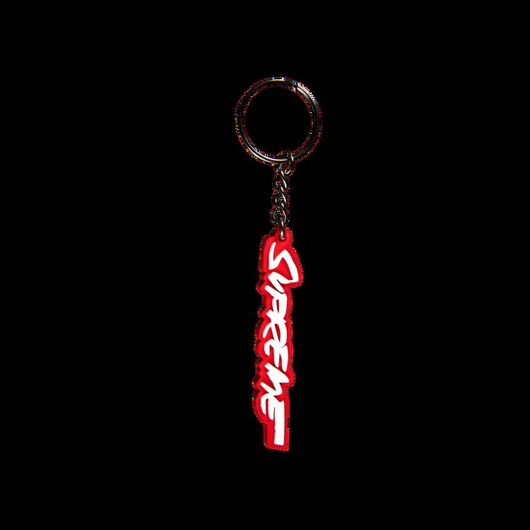 Supreme Futura Logo Keychain FW20A82 RED | FLEXDOG