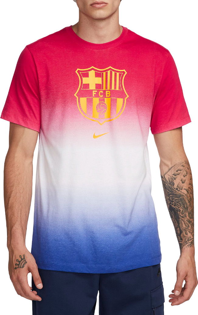 Icon Sports FC Barcelona Crest Logo T-Shirt - Blue Large