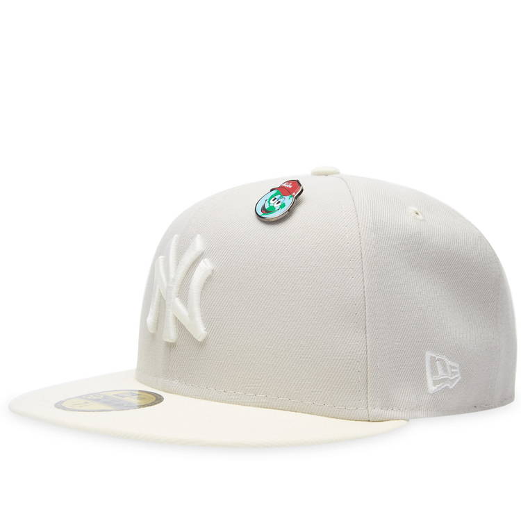 New York Yankees MLB World Series Pin Cream 59FIFTY Fitted Cap