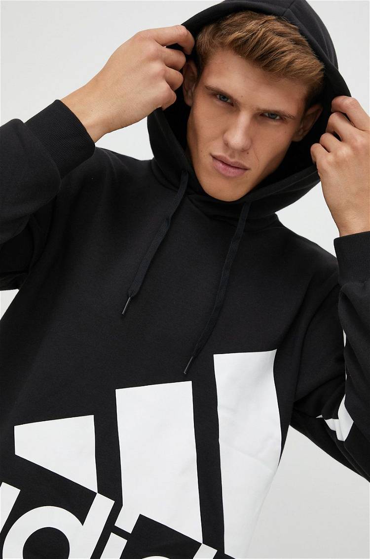 Sweatshirt adidas Originals Hoodie Fleece | HL6925 FLEXDOG Logo Essentials Giant