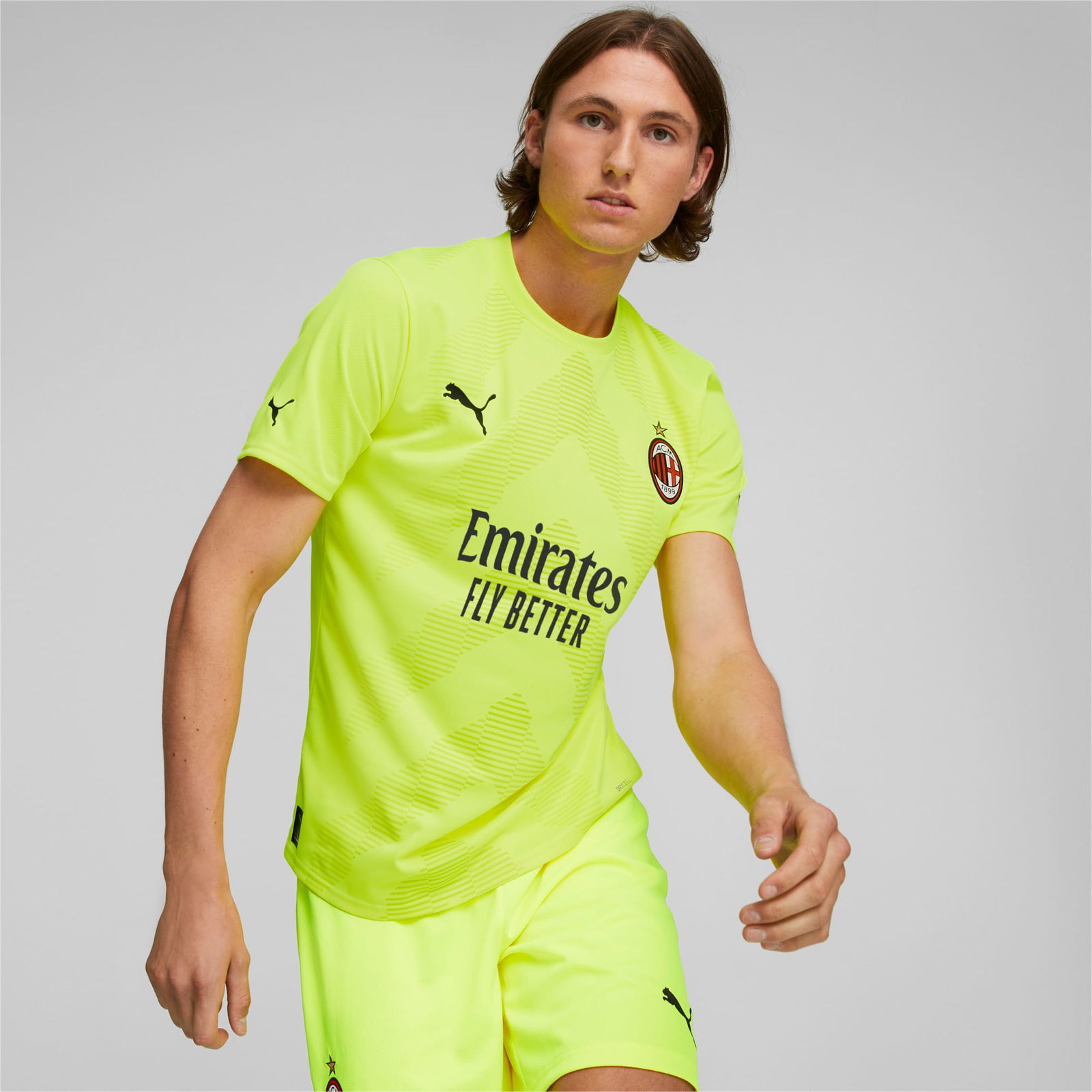 AC Milan Puma 2022/23 Replica Goalkeeper Jersey - Neon Green