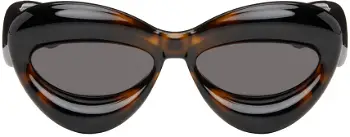 Loewe Tortoiseshell Inflated Cat-Eye Sunglasses LW40097I 192337140099
