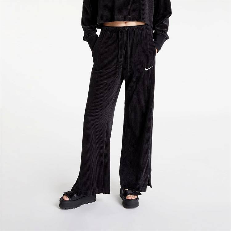 Trousers Nike Velour Wide-Leg Pants DQ5921-010
