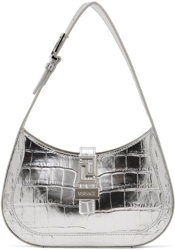 Versace Silver Greca Goddess Small Bag 1013167_1A10014
