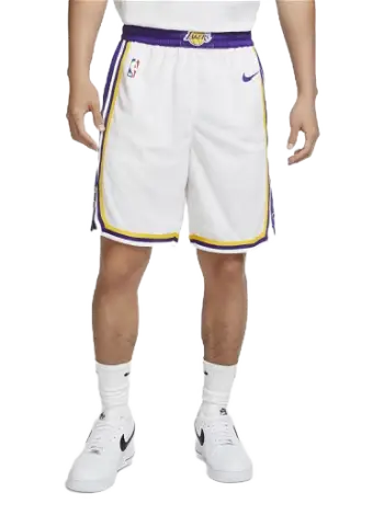 Nike Los Angeles Lakers Men's NBA Swingman Shorts AJ5616-100
