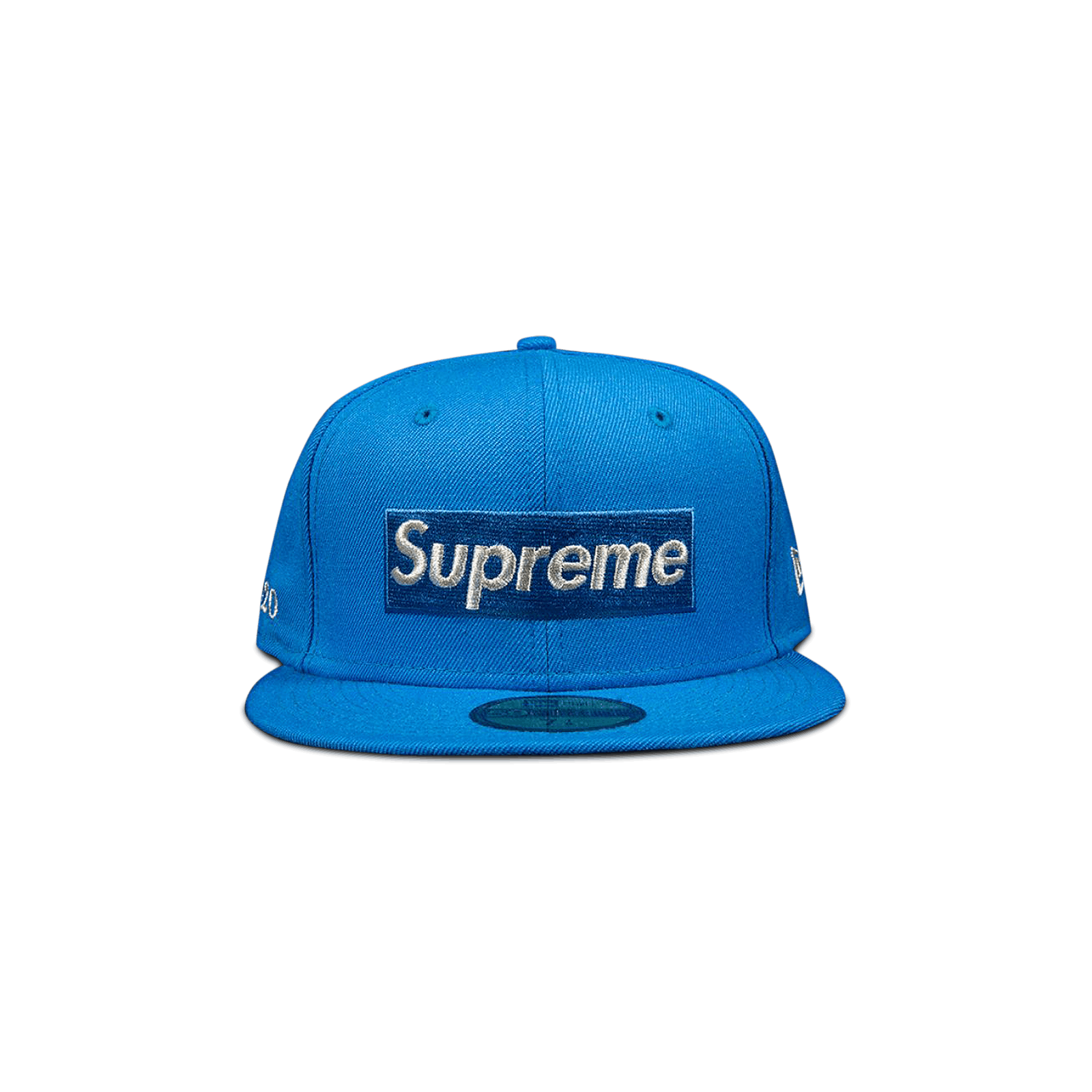 Cap Supreme $1M Metallic Box Logo New Era SS20H21 LIGHT BLUE | FlexDog