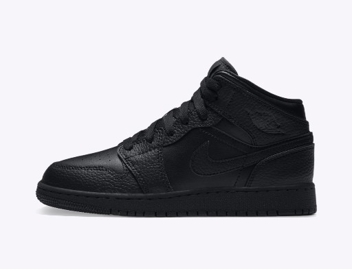 Air Jordan 1 Mid GS "Triple Black"