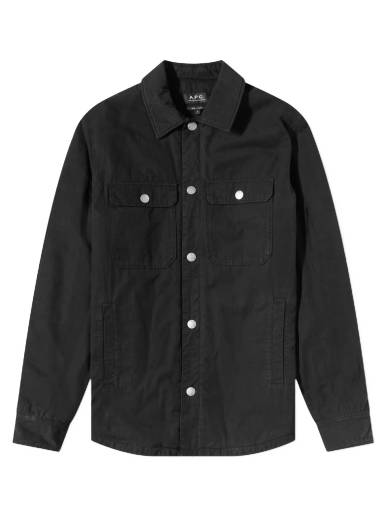 Jacket Stüssy Boxy Western Denim Shirt 1110265 washed black | FLEXDOG