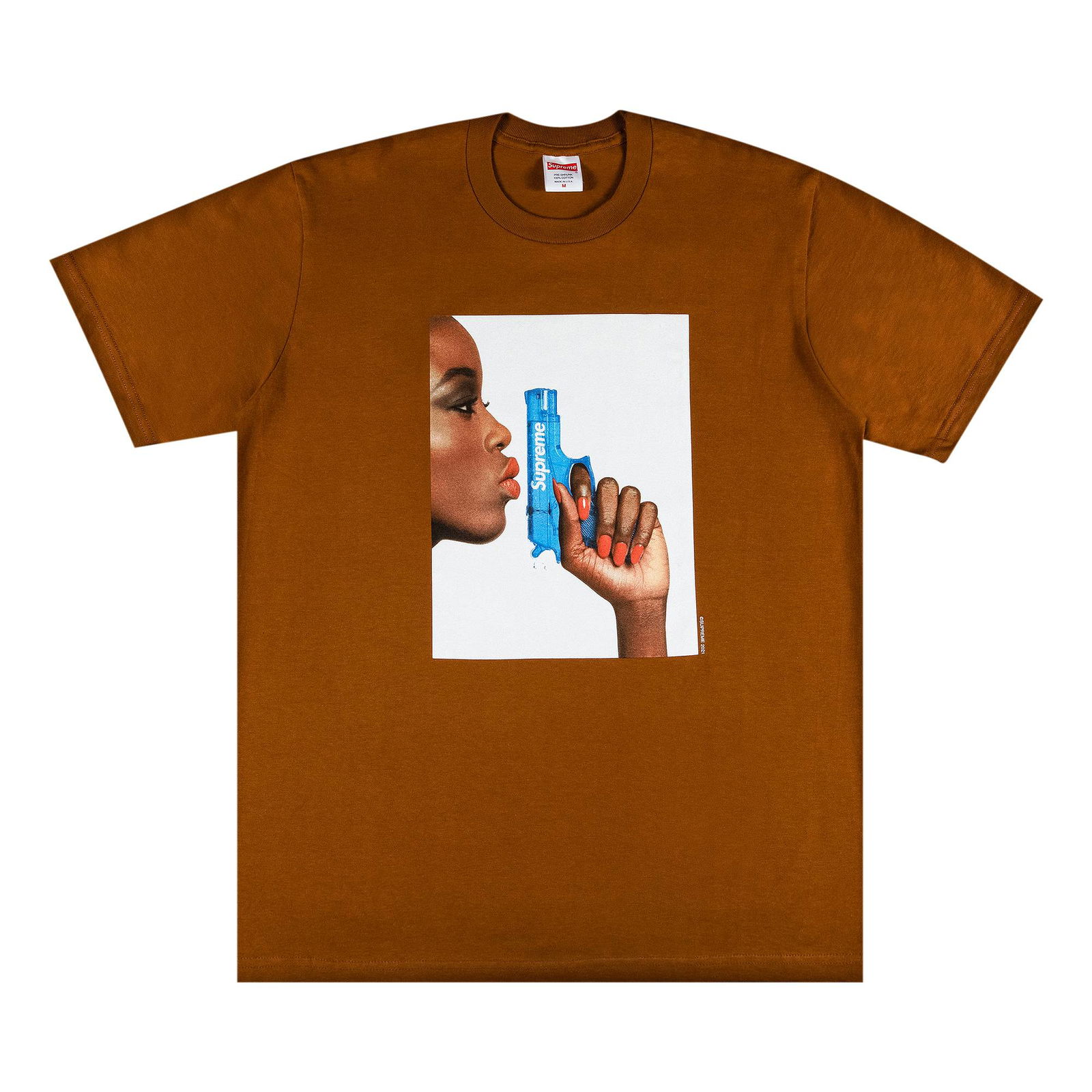 T-shirt Supreme Water Pistol Tee SS21T13 BROWN | FLEXDOG